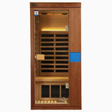 Sauna Sector 1-Person Solid Wood Indoor Detox Ozone Far Infrared Sauna S01150X14