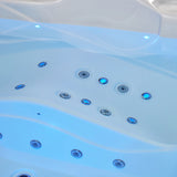 Sauna Sector 6-Person Luxury Acrylic Outdoor Whirlpool Spa Hot Tub S01150X122
