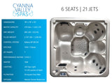 Cyanna Valley Spas Supreme PNP Hot Tub