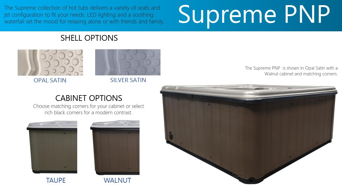 Cyanna Valley Spas Supreme PNP Hot Tub