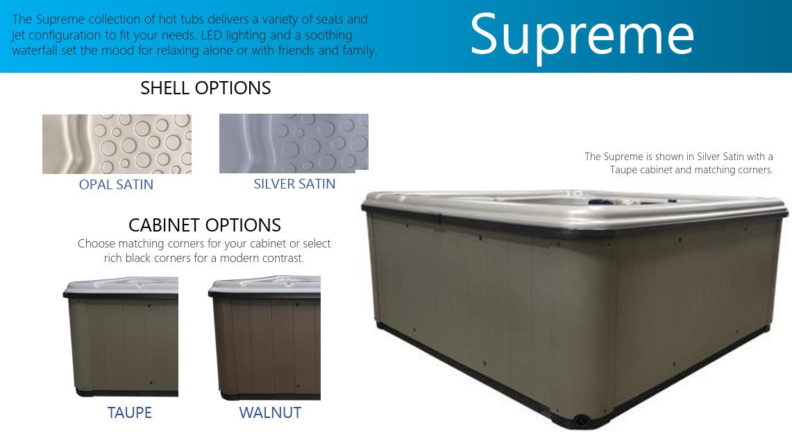 Cyanna Valley Spas Supreme (240v) Hot Tub