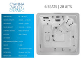 Cyanna Valley Spas Galaxy 1 (240v) Hot Tub