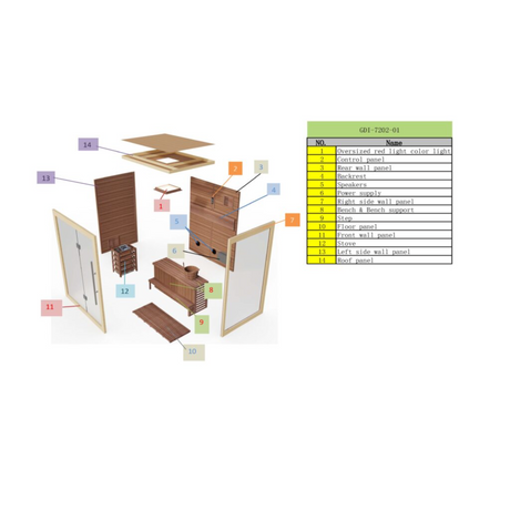 Golden Designs Inc GDI-7202-01 Hanko 11